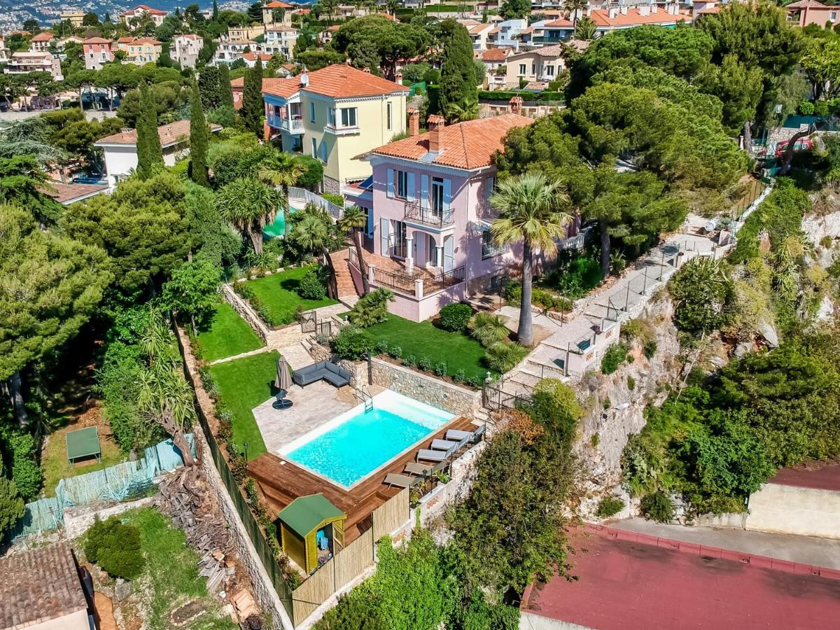 Stunning Seaview Villa. Villefranche Sur Mer 外观 照片