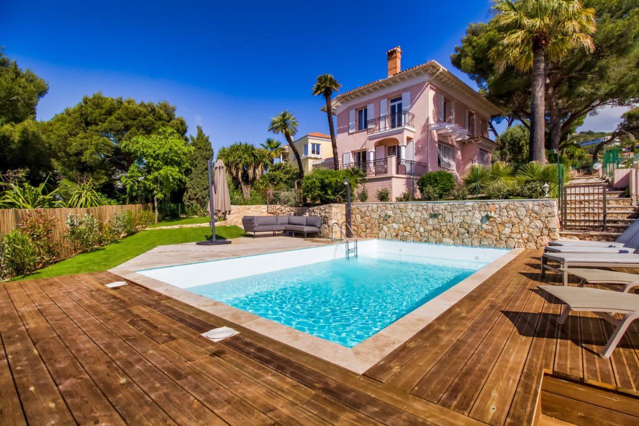 Stunning Seaview Villa. Villefranche Sur Mer 外观 照片