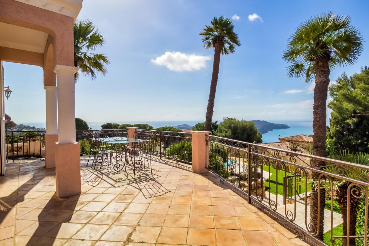Stunning Seaview Villa. Villefranche Sur Mer 外观 照片