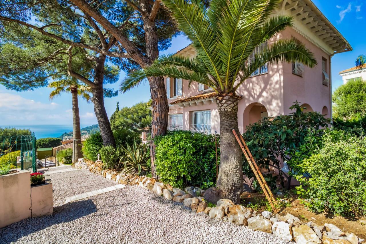 Stunning Seaview Villa. Villefranche Sur Mer 外观 照片