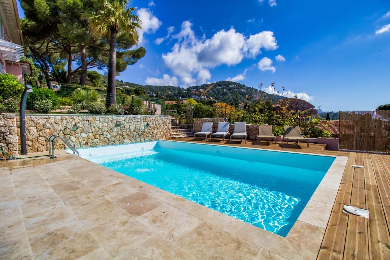 Stunning Seaview Villa. Villefranche Sur Mer 外观 照片